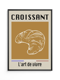 Croissant Vintage Hellbraun