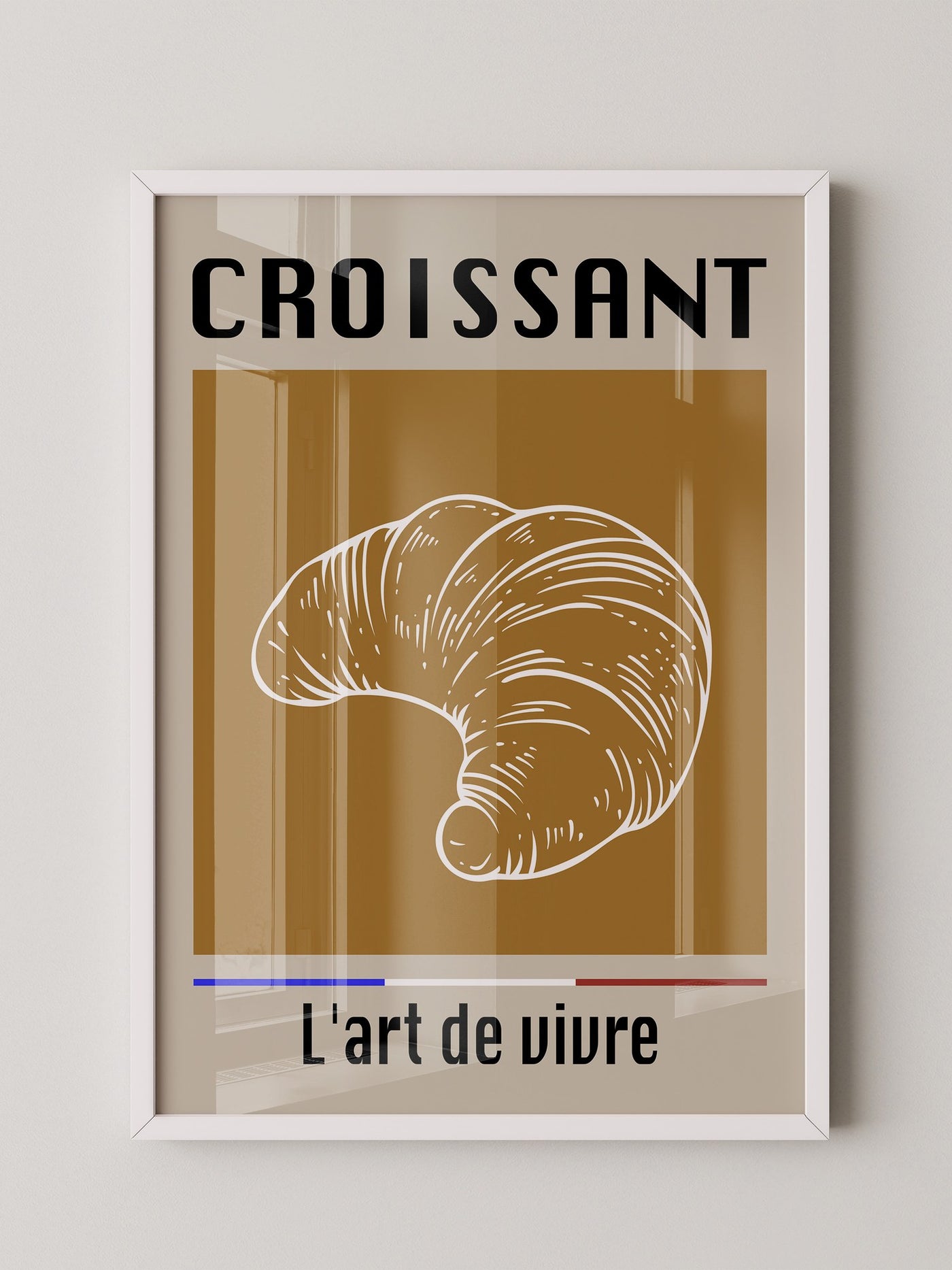 Croissant Vintage Hellbraun