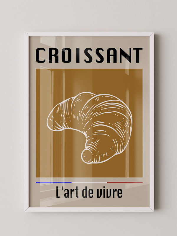 Croissant Vintage Hellbraun