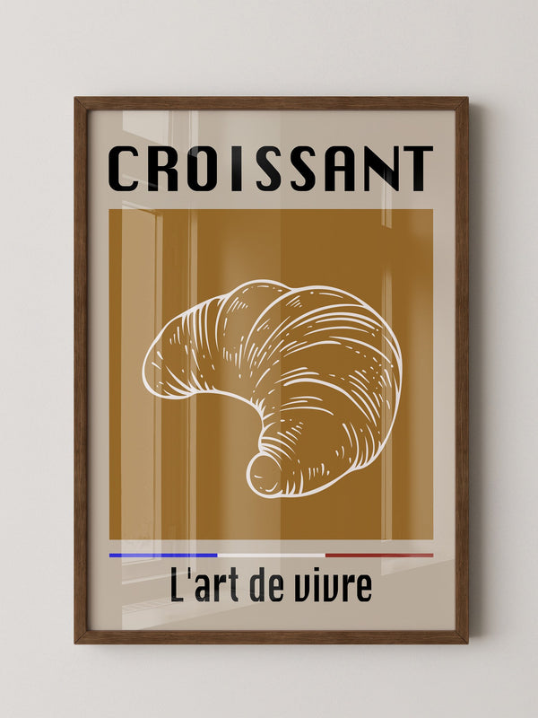 Croissant Vintage Hellbraun