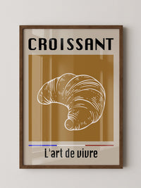 Croissant Vintage Hellbraun