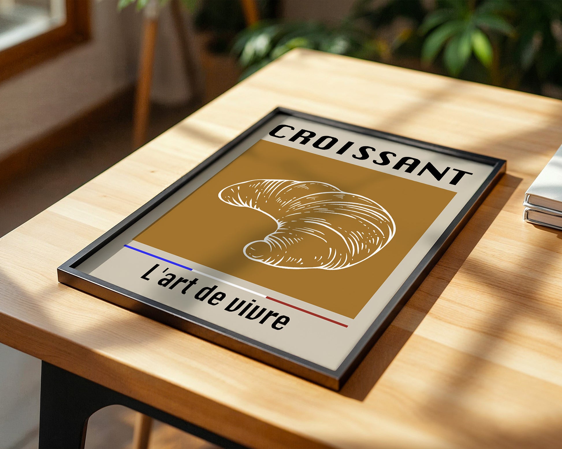 Croissant Vintage Hellbraun