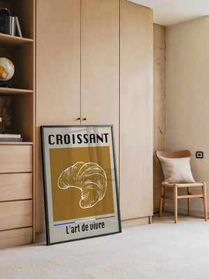 Croissant Vintage Hellbraun