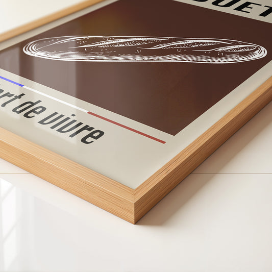 Baguette Retro Grafik