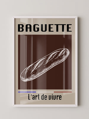 Baguette Retro Grafik