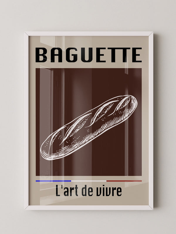Baguette Retro Grafik