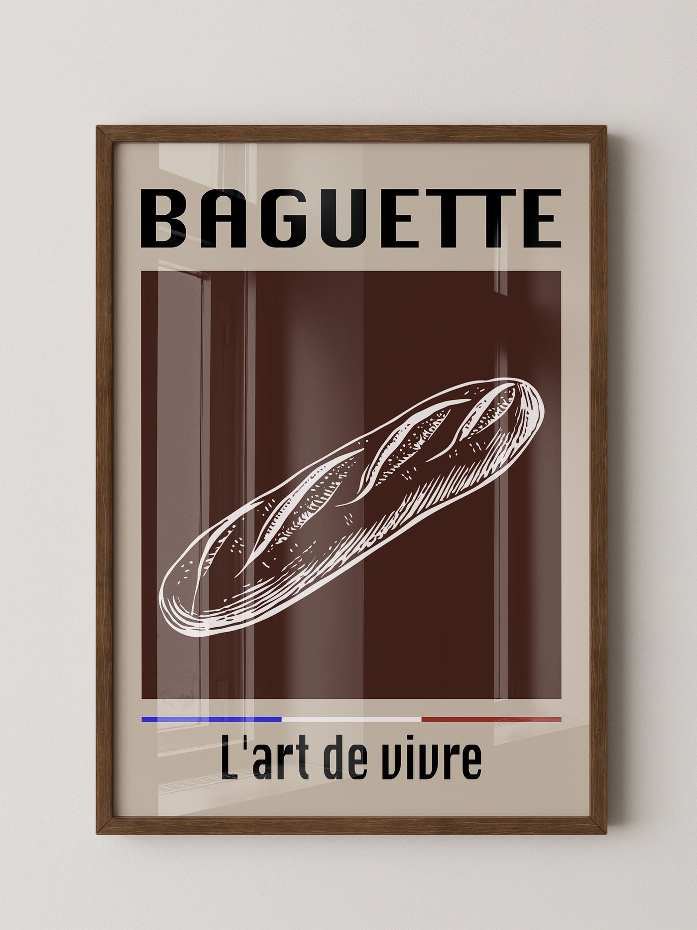 Baguette Retro Grafik