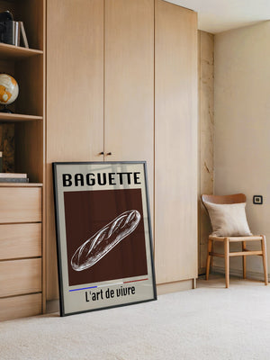Baguette Retro Grafik
