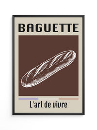 Baguette Retro Grafik