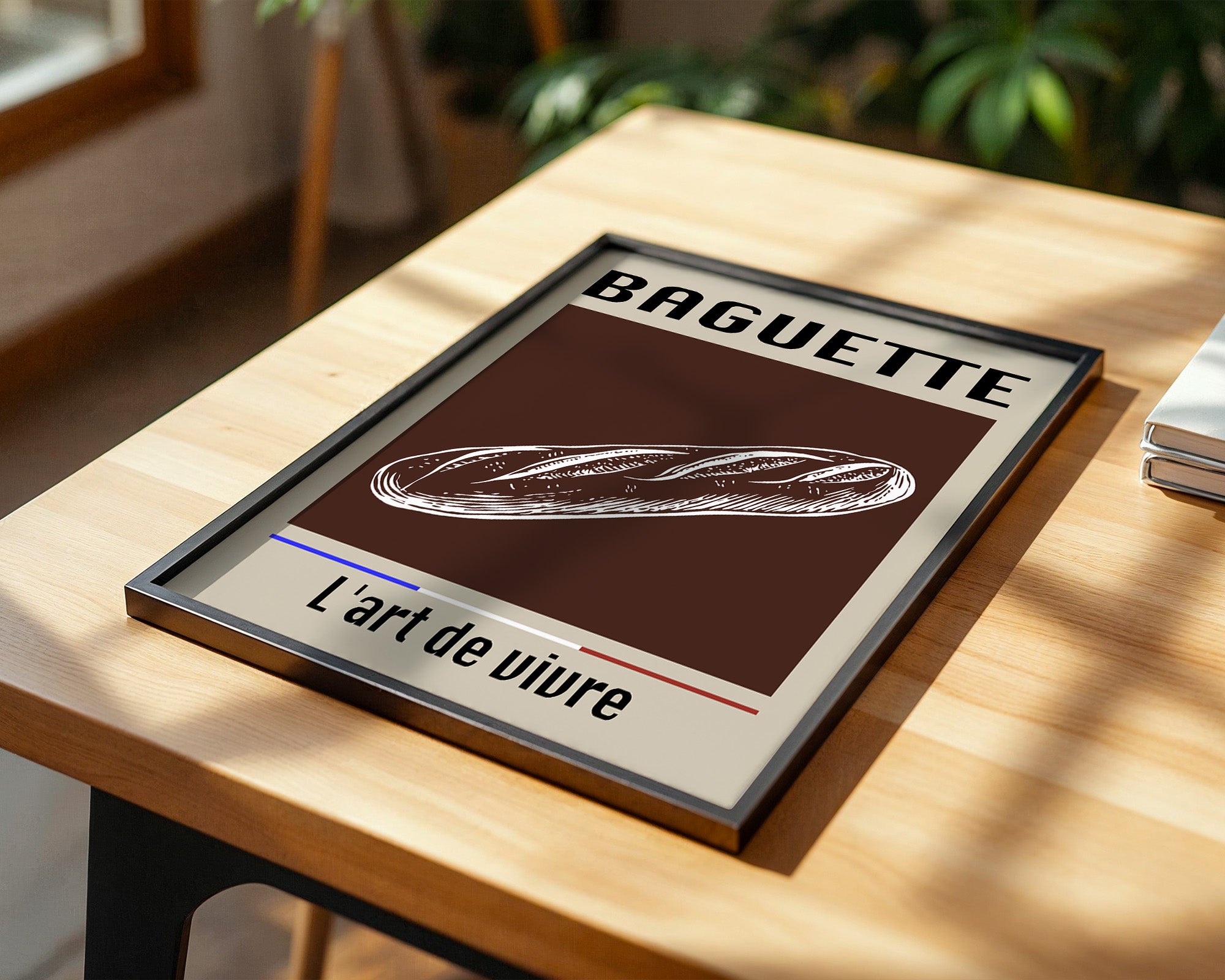 Baguette Retro Grafik