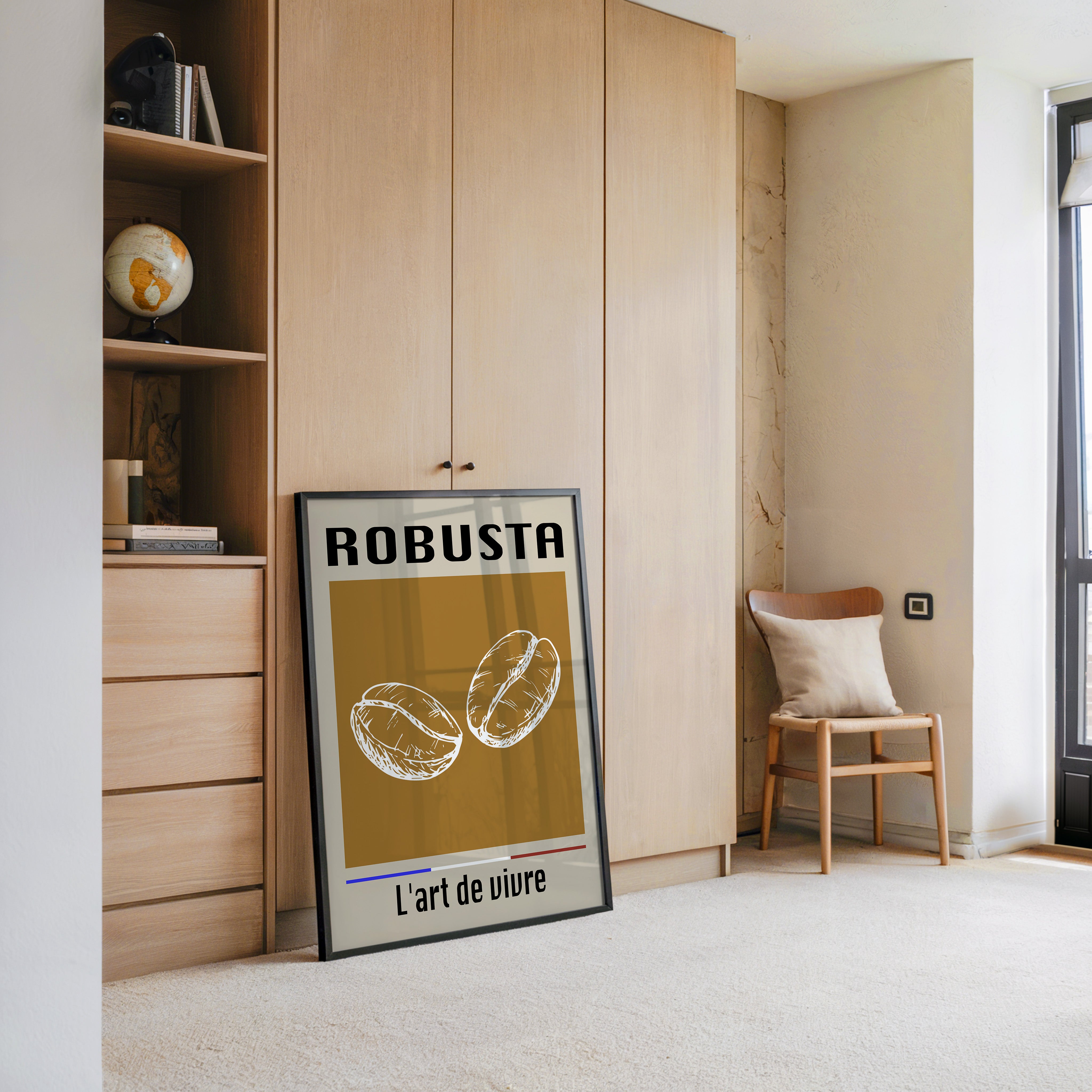 Kaffeebohnen Skizze Vintage