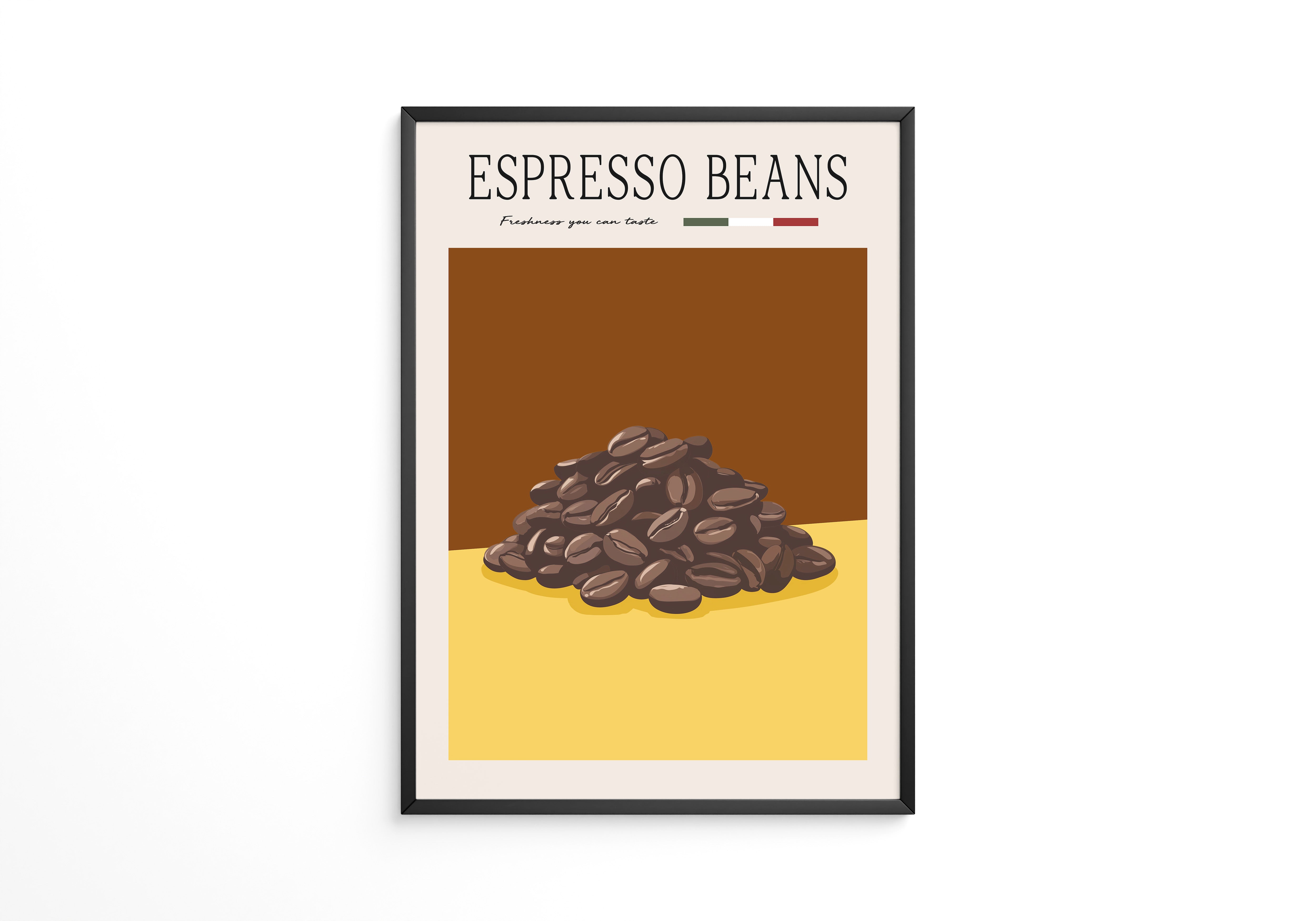 Espressobohnen Retro Look