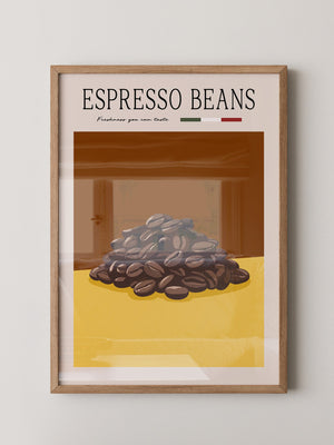 Espressobohnen Retro Look
