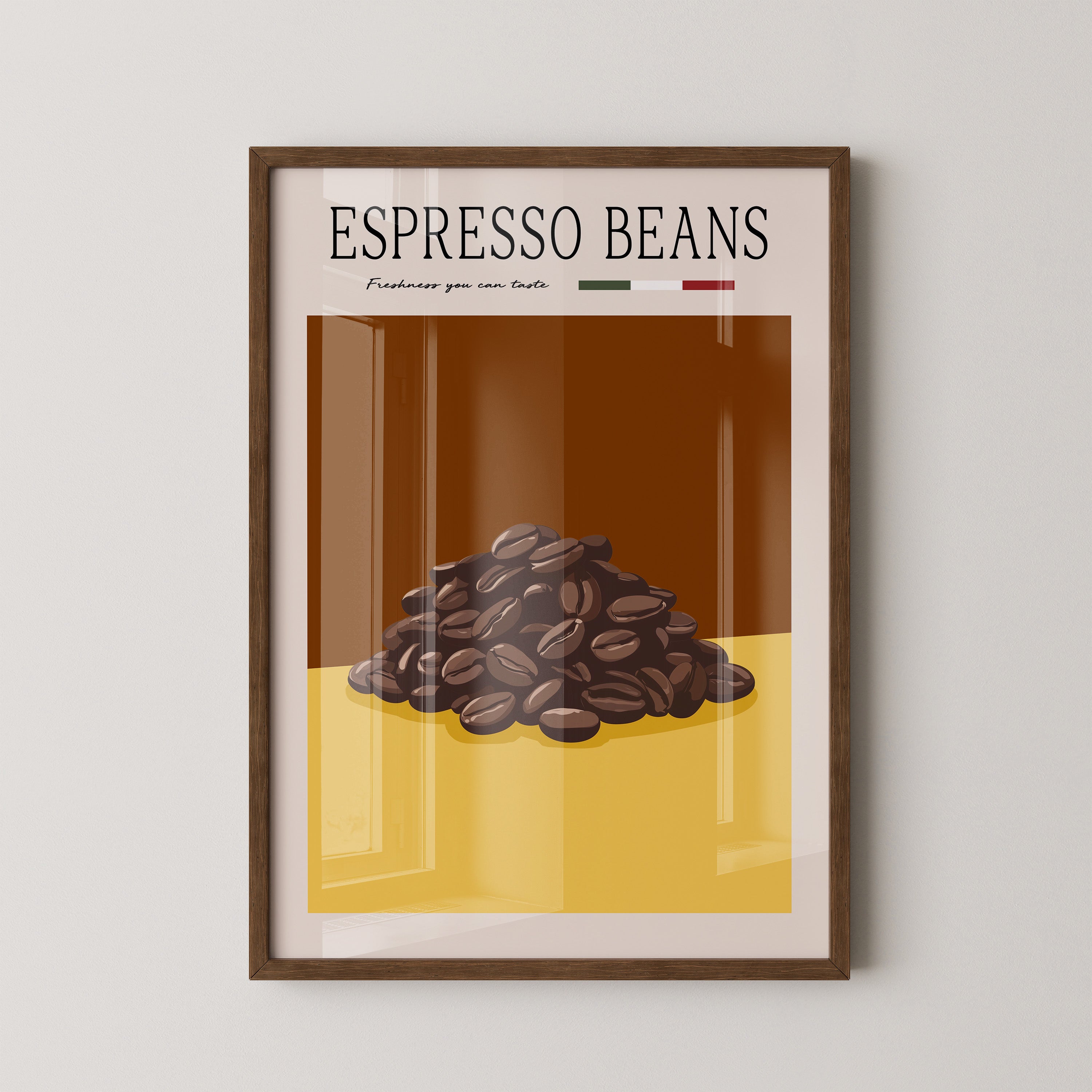 Espressobohnen Retro Look