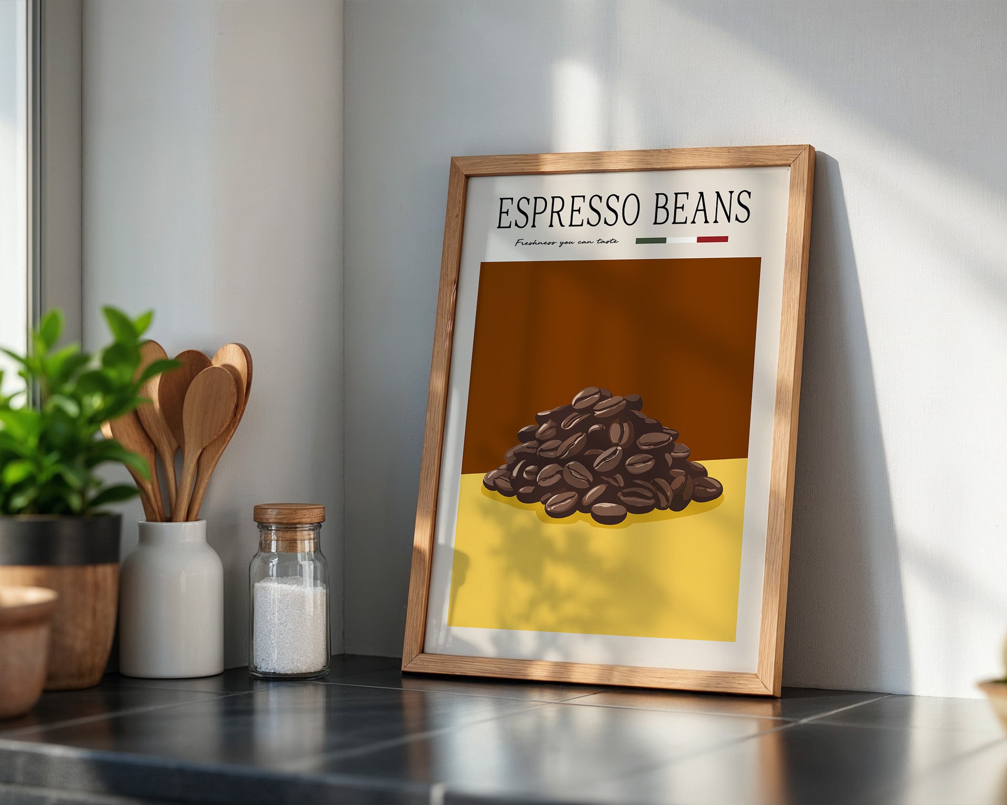 Espressobohnen Retro Look