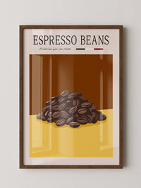 Espressobohnen Retro Look