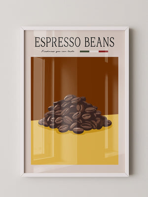 Espressobohnen Retro Look