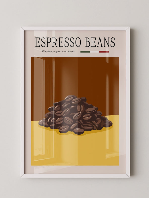 Espressobohnen Retro Look