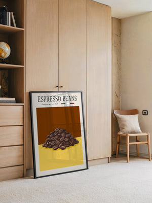 Espressobohnen Retro Look