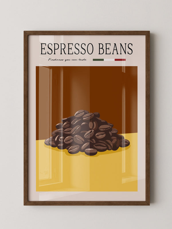 Espressobohnen Retro Look