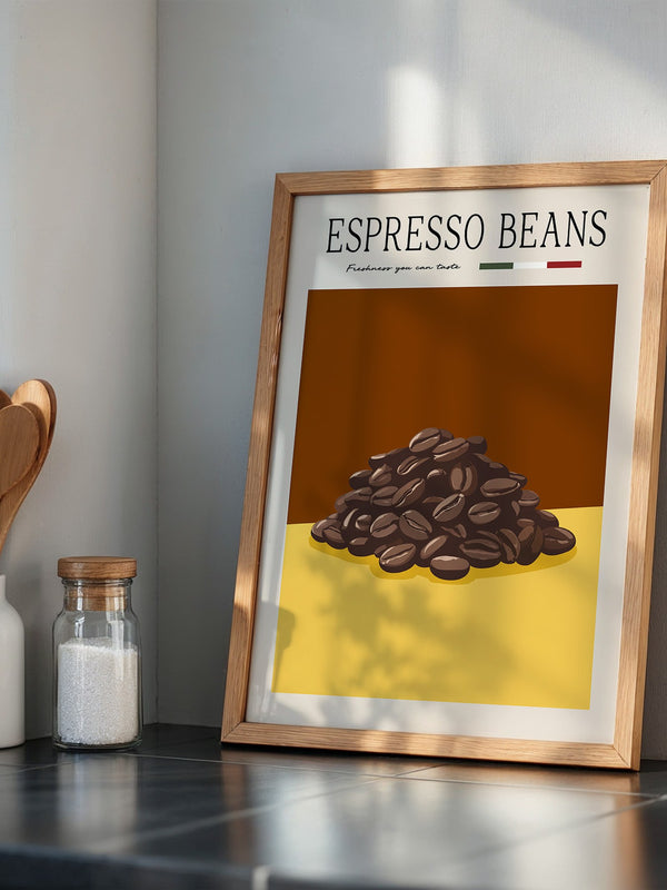 Espressobohnen Retro Look