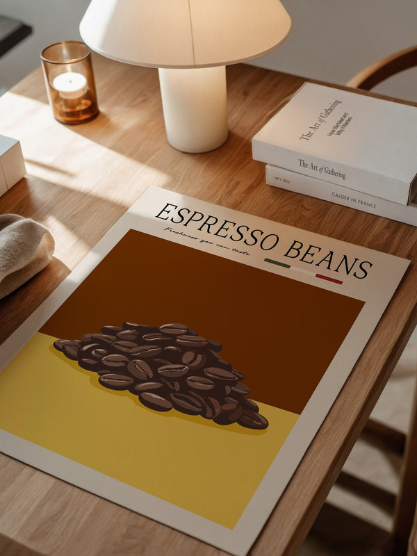 Espressobohnen Retro Look