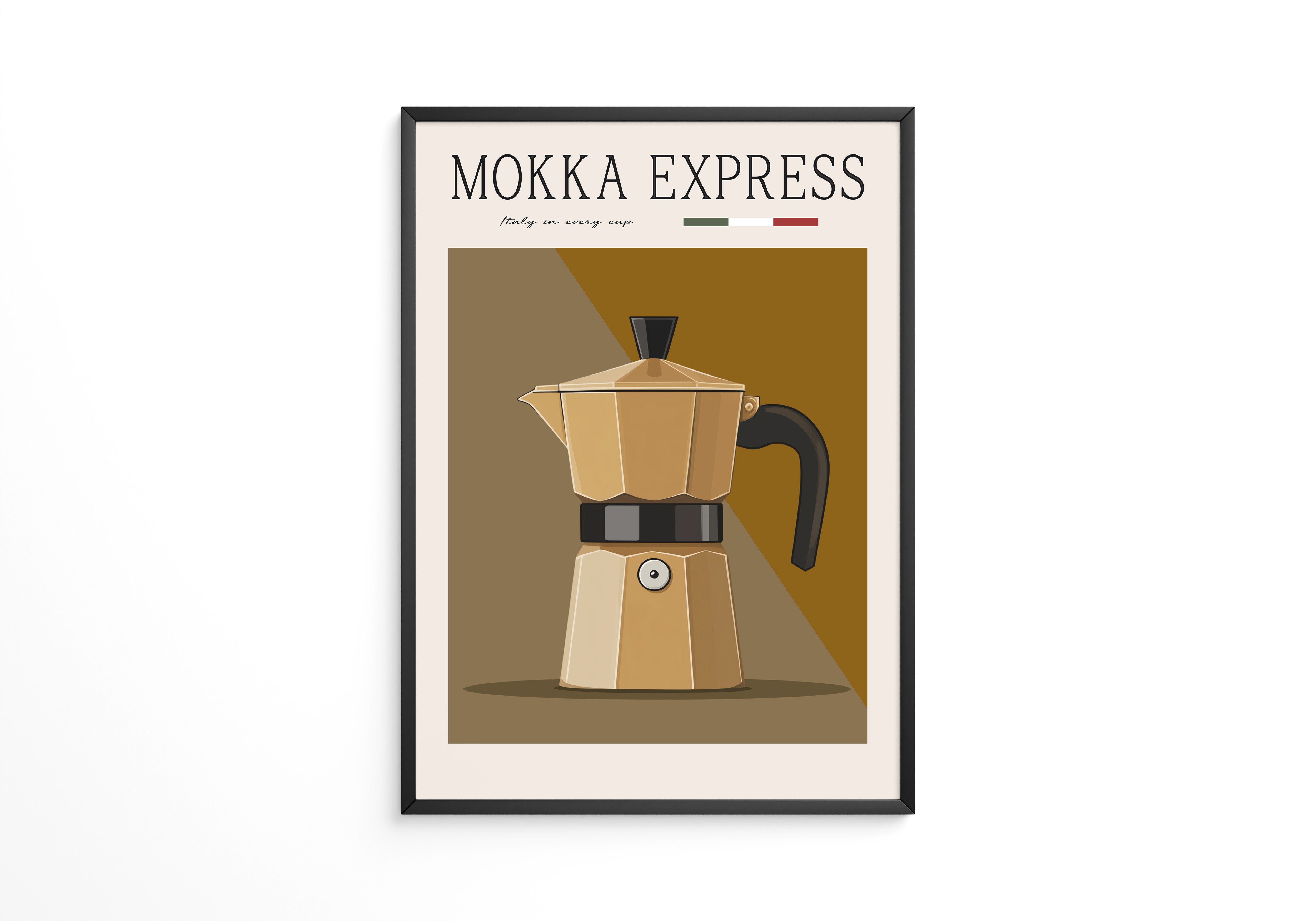 Mokkakanne Retro Braun