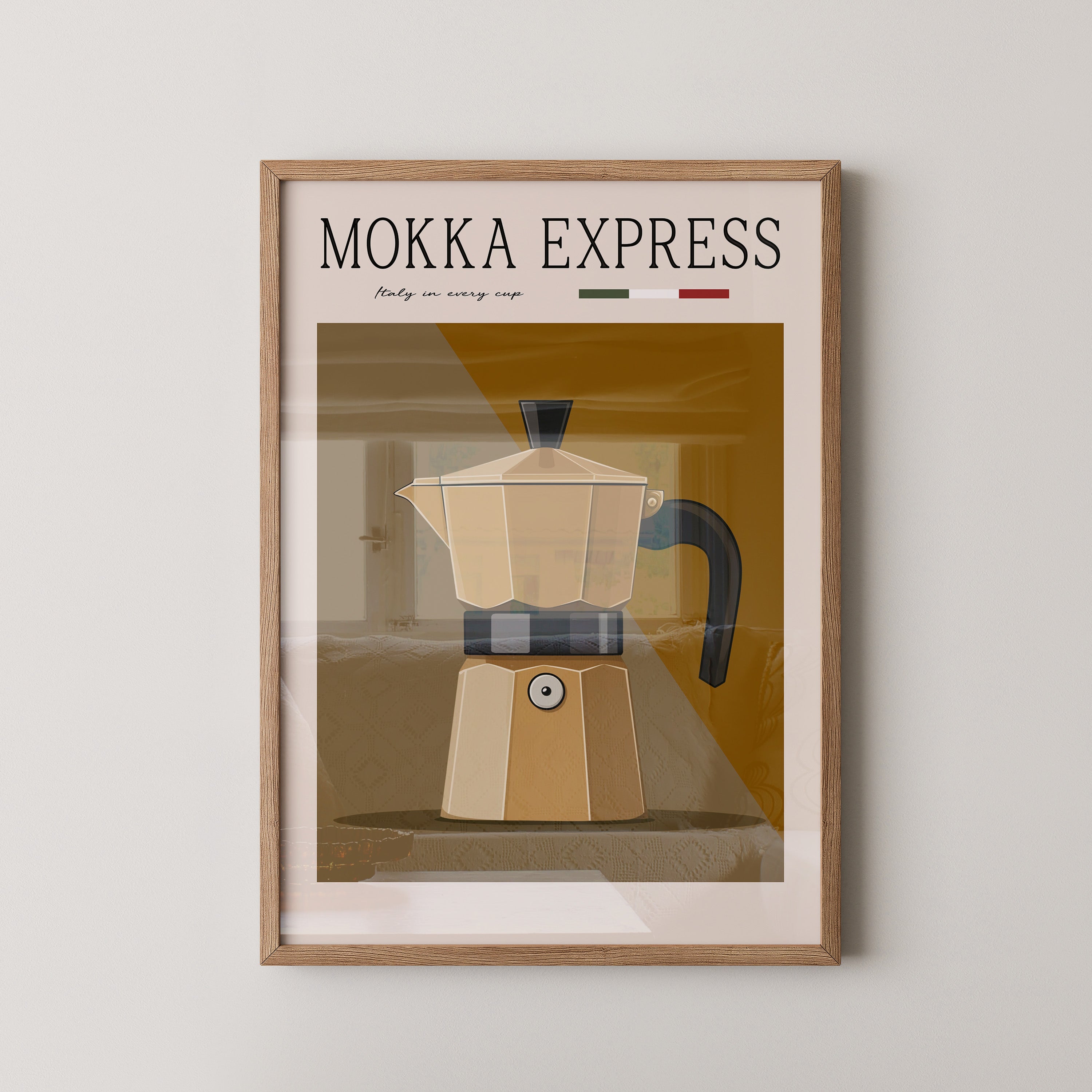 Mokkakanne Retro Braun