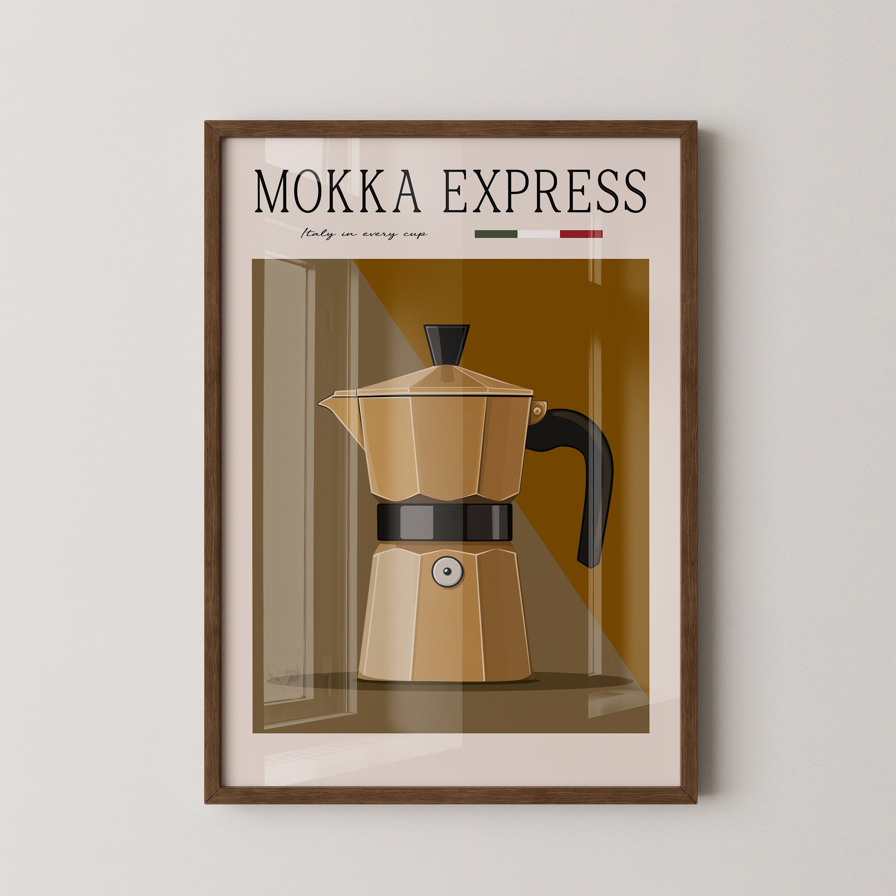 Mokkakanne Retro Braun