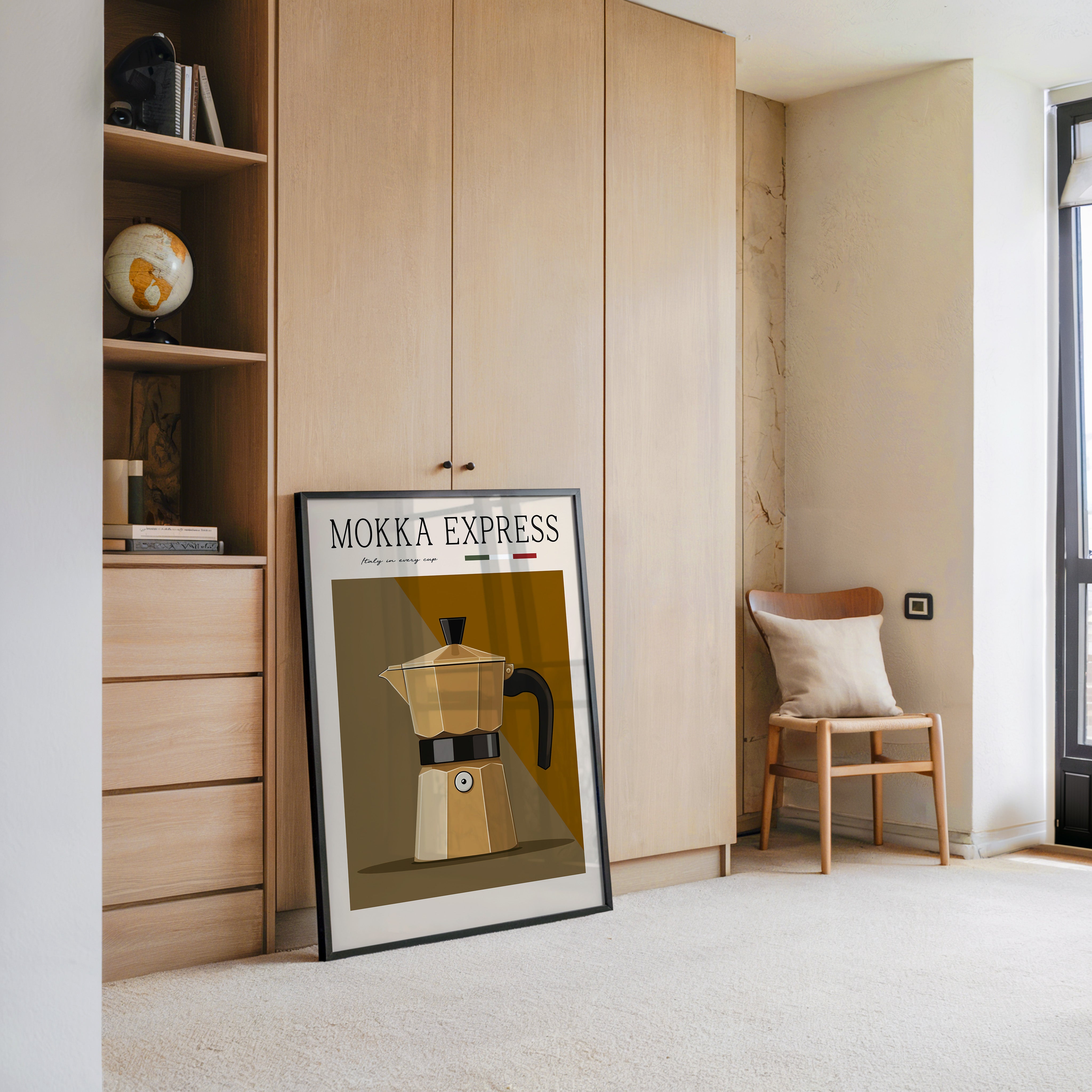 Mokkakanne Retro Braun