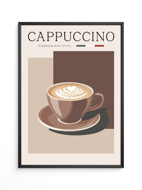 Cappuccino Tasse Retro Look