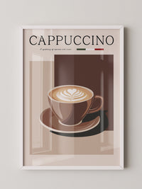 Cappuccino Tasse Retro Look