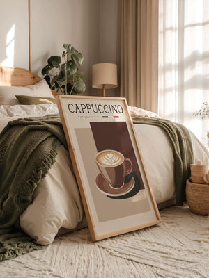 Cappuccino Tasse Retro Look