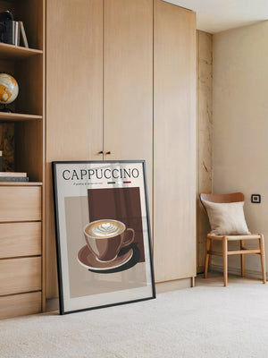 Cappuccino Tasse Retro Look