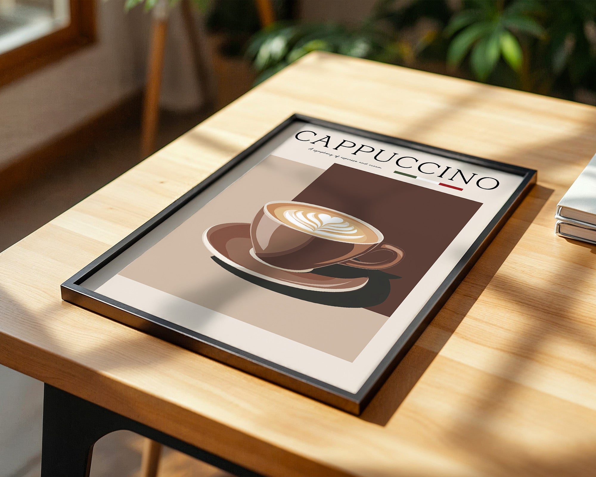 Cappuccino Tasse Retro Look