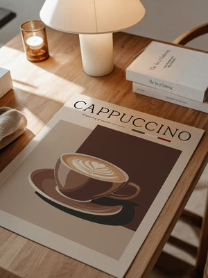 Cappuccino Tasse Retro Look