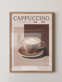 Cappuccino Tasse Retro Look