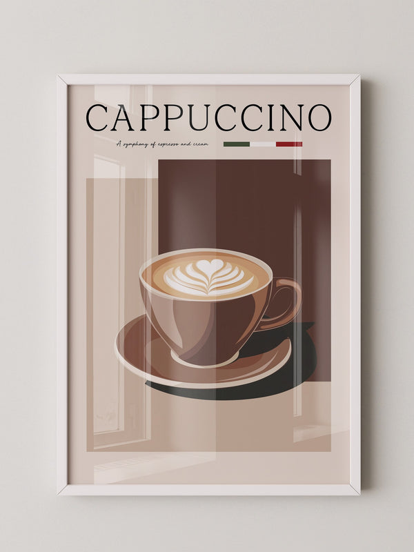 Cappuccino Tasse Retro Look