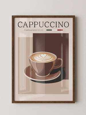 Cappuccino Tasse Retro Look