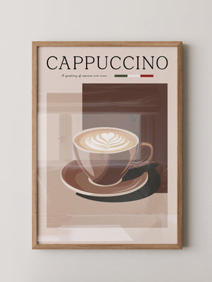 Cappuccino Tasse Retro Look