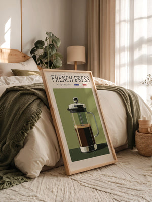 French Press Retro Design