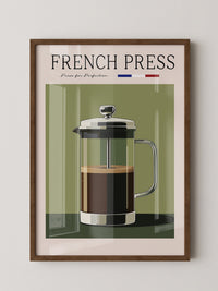 French Press Retro Design