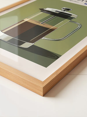 French Press Retro Design