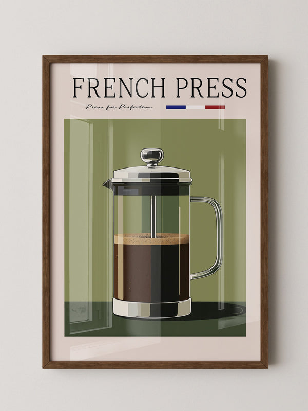 French Press Retro Design