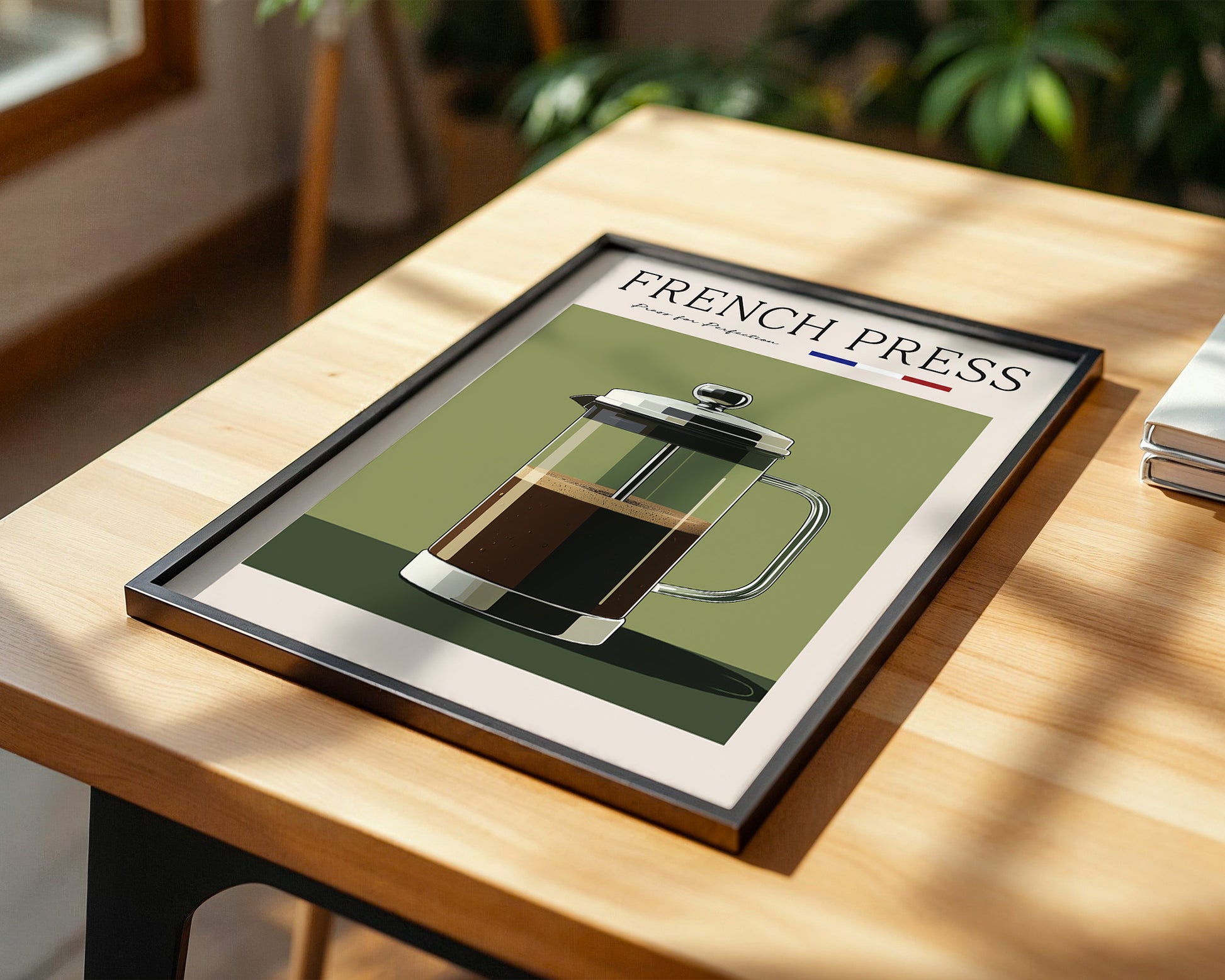 French Press Retro Design