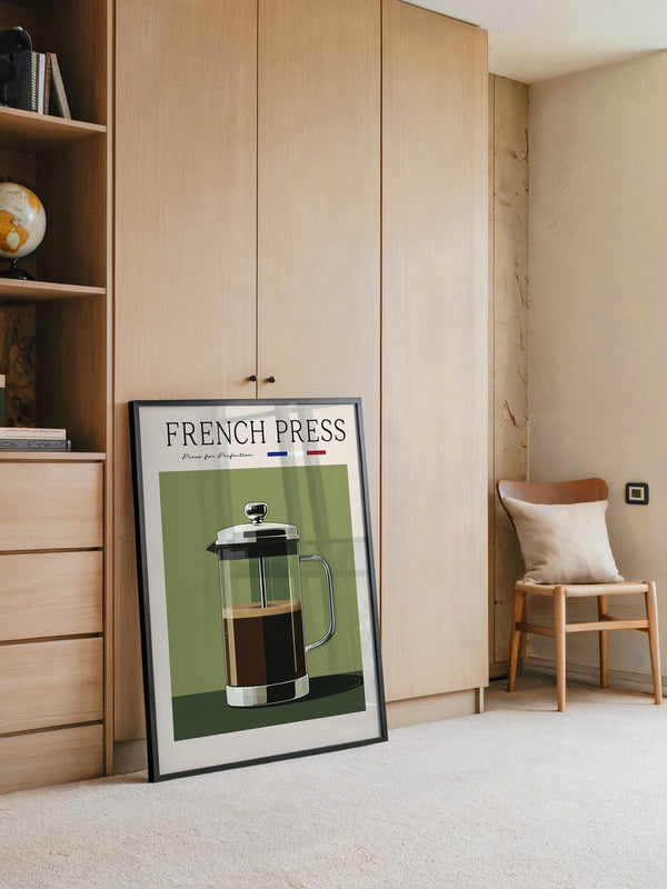 French Press Retro Design