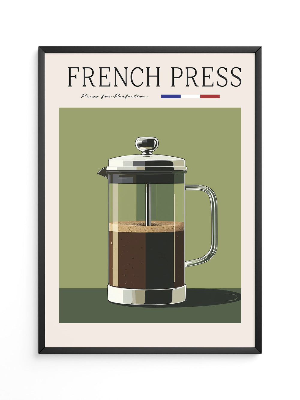 French Press Retro Design