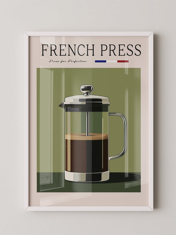 French Press Retro Design