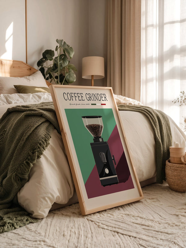 Kaffeemühle Retro Farben