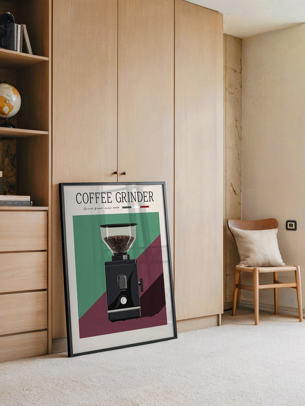 Kaffeemühle Retro Farben